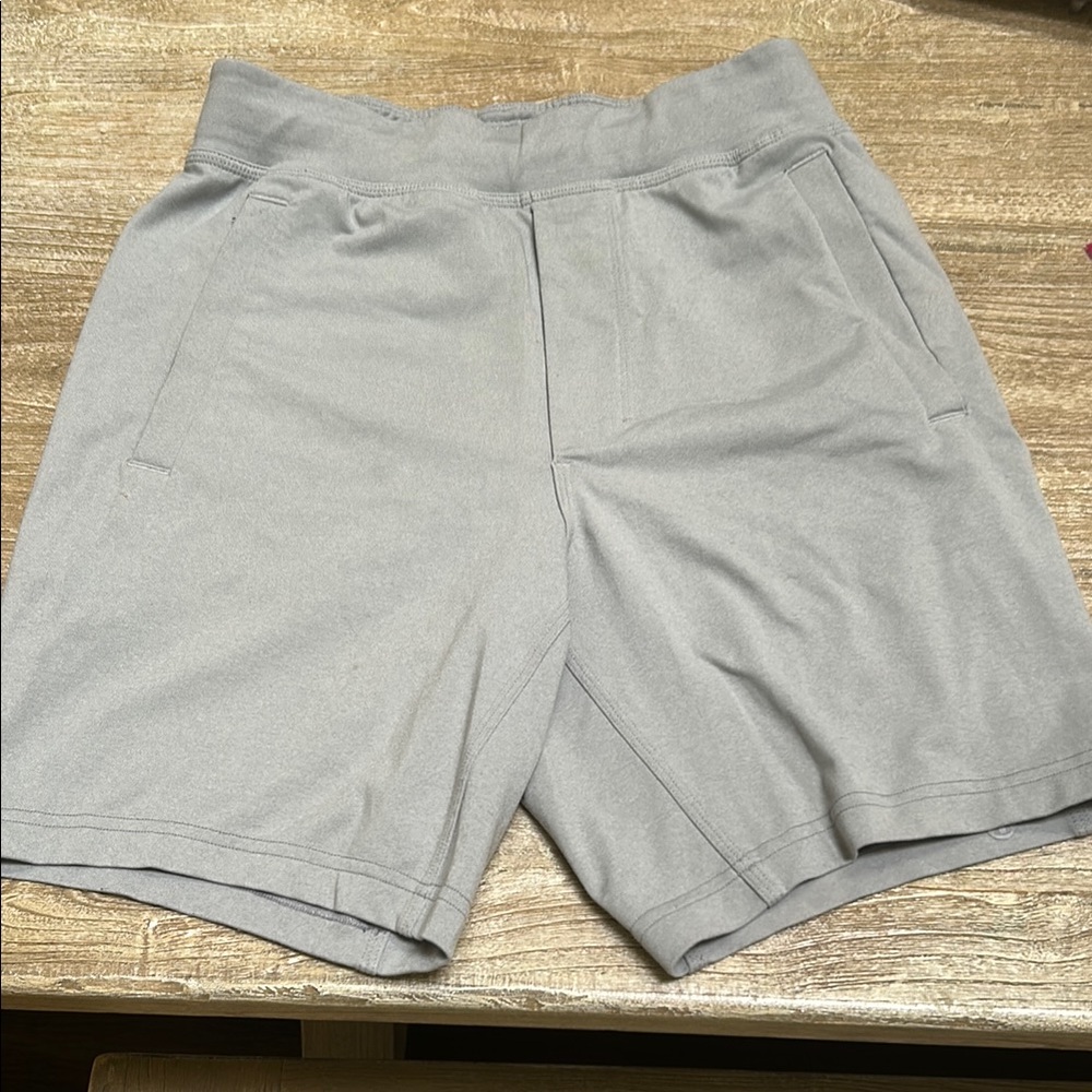 Gray lululemon men’s Shorts with drawstring Waistband